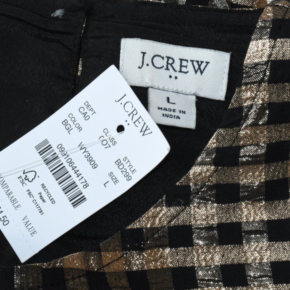 J. Crew Multicolored Top NWT - Picture 3 of 3